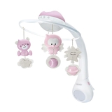 Музыкальный мобиль с проектором Infantino 3 в 1 розовый (004914I) - Pampik - 3