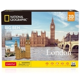 Пазл 3D CubicFun National Geographic Биг-Бен, 94 элемента (DS0992h) - Pampik