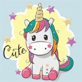 Картина по номерам ArtCraft Радужная единорожка 30х30 см (15500-AC) - Pampik