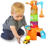 Ігровий набір Bb Junior Volvo Кран із вантажівкою (16-88605) - Pampik