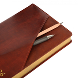 Щоденник Leo Planner Whisky А5, датований 2026, 368 сторінок, коричневий (252670) - Pampik - 3