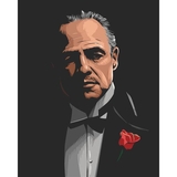 Картина по номерам ArtCraft Вито Корлеоне 40х50 см (10141-AC) - Pampik