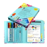 Набір для творчості I heart art Батік-колаж з акварельними фарбами та восковою крейдою (8007) - Pampik