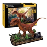 Пазл 3D CubicFun National Geographic Dino Велоцираптор, 63 элемента (DS1053h) - Pampik - 3