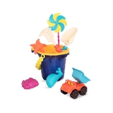 Набор для песочницы Battat Ведро Море 9 аксессуаров (BX1330Z) - Pampik