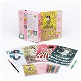 Набір для малювання блискітками Djeco Плаття (DJ09500) - Pampik - 2