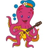 Детская раскраска ArtCraft Гитарист 25х30 см (15076-AC) - Pampik