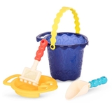 Набор для песочницы Battat Ведро Море 9 аксессуаров (BX1330Z) - Pampik - 12