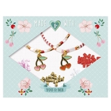 Набор для создания украшений Djeco Браслет дружбы Вишенки (DJ00017) - Pampik