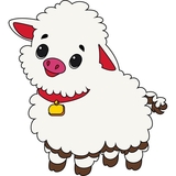 Детская раскраска ArtCraft Ягненок 25х30 см (15109-AC) - Pampik