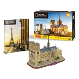 Пазл 3D CubicFun National Geographic Нотр Дам де Парі, 128 елементів (DS0986h) - Pampik