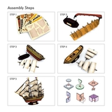 3D пазл CubicFun Корабль HMS Victory (T4019h) - Pampik - 4