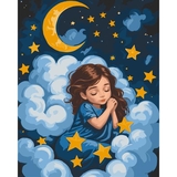 Картина за номерами ArtCraft Спляче янголятко 40х50 см (15589-AC) - Pampik - 2