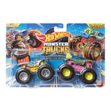 Набір машинок-позашляховиків Hot Wheels Monster Trucks Haul Y All vs Rodger Dodger (FYJ64-HWN60) - Pampik