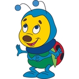 Дитяча розмальовка ArtCraft Жук сонечко 25х30 см (15049-AC) - Pampik