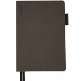 Щоденник Leo Planner Binario А5, датований 2026, 368 сторінок, графітовий (252640) - Pampik