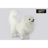 Мягкая игрушка Hansa Померанский шпиц, белый, длина 49 см (7324) - Pampik - 2