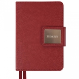 Щоденник Leo Planner Chiara А6, датований 2026, 352 сторінки, бордовий (252705) - Pampik