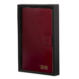 Щоденник Leo Planner Alpha, датований 2026, 12х20 см, 352 сторінки, бордовий (252630) - Pampik - 3