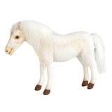М'яка іграшка Hansa Білий кінь, довжина 37 см (5632) - Pampik