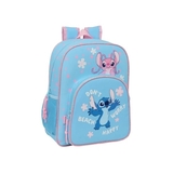 Рюкзак детский Safta Stitch Happy Стич, 38х32х12 см, голубой (612588640) - Pampik