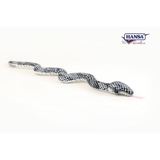 М'яка іграшка Hansa Змія, що звивається, сірий, довжина 59 см (6027) - Pampik - 2