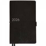 Щоденник Leo Planner Glory, датований 2026, 12х20 см, 352 сторінки, чорний (252632) - Pampik