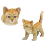 М'яка іграшка Hansa Кошеня руде, що стоїть, довжина 30 см (6573) - Pampik