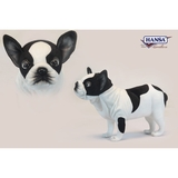 Мягкая игрушка Hansa Французский бульдог черно-белый, длина 50 см (6601) - Pampik - 2