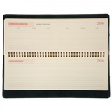 Планінг-щотижневик настільний Leo Planner Case, датований 2026, 34х13 см, 128 сторінок, темний смарагд (252678) - Pampik - 3