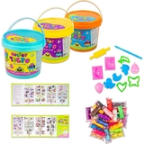 Набір для творчості Strateg Містер тісто, у відрі, 25 кольорів (41004) - Pampik - 2