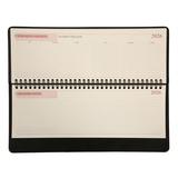 Планінг настільний Leo Planner Persona, датований 2026, 30х14 см, 128 сторінок, чорний (252657) - Pampik - 3