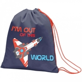 Сумка для взуття 1 Вересня SB-10 Space, синій (552499) - Pampik