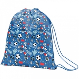 Сумка для взуття 1 Вересня SB-10 Football, синій (552589) - Pampik