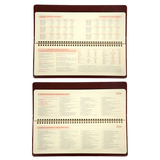 Планінг-щотижневик настільний Leo Planner City, датований 2026, 34х13 см, 128 сторінок, коричневий (252677) - Pampik - 4