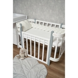 Бампер-косичка Twins Ego, 3-х прядна, 200 см, світло-бежевий (2020-K3-200E202) - Pampik - 2