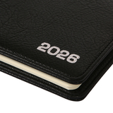 Планінг-щотижневик настільний Leo Planner Credo, датований 2026, 34х13 см, 128 сторінок, чорний (252679) - Pampik - 6