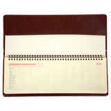 Планінг-щотижневик настільний Leo Planner City, датований 2026, 34х13 см, 128 сторінок, коричневий (252677) - Pampik - 2