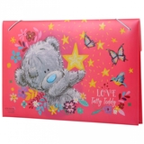 Папка пластиковая на резинке Yes MTY, А4+, розовый (491686) - Pampik - 2