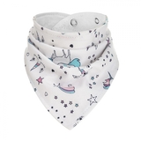 Нагрудник-бандана Akuku Єдиноріг, біло-блакитний (A1501) - Pampik