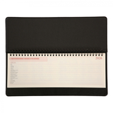 Планінг настільний Leo Planner Persona, датований 2026, 30х14 см, 128 сторінок, чорний (252657) - Pampik - 2