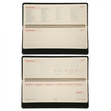 Планінг-щотижневик настільний Leo Planner Credo, датований 2026, 34х13 см, 128 сторінок, чорний (252679) - Pampik - 5