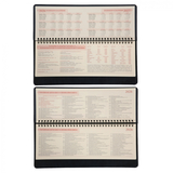 Планінг настільний Leo Planner Persona, датований 2026, 30х14 см, 128 сторінок, синій (252658) - Pampik - 4