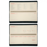 Планінг-щотижневик настільний Leo Planner Case, датований 2026, 34х13 см, 128 сторінок, темний смарагд (252678) - Pampik - 5