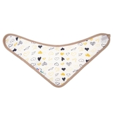 Нагрудник бандана Akuku Сердечка, бежевий (A1512) - Pampik - 5