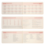 Щотижневик Leo Planner Story, датований 2026, 10х17 см, 128 сторінок, винний (252653) - Pampik - 9