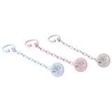 Клипса для пустышки Jane, пластиковая, 1 шт. цвет в ассортименте (20149C01) - Pampik