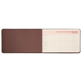 Щотижневик Leo Planner Choco, датований 2026, 10х17 см, 128 сторінок, коричневий (252716) - Pampik - 5