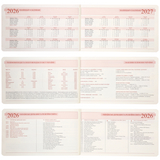 Щотижневик Leo Planner Story, датований 2026, 10х17 см, 128 сторінок, червоний (252652) - Pampik - 9