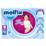 Подгузники-трусики Molfix, 6 (15+ кг), 80 шт. (4 уп. по 20 шт.) - Pampik - 2
